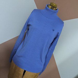 Lilly Pulitzer Blue Turtleneck Sweater